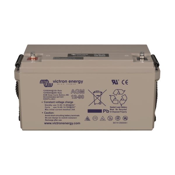 VICTRON AGM Deep Cycle Battery 12V/90Ah Threaded