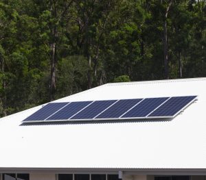 6 Solar panels Roof