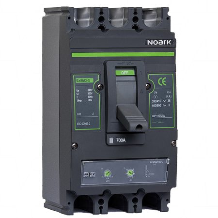 Noark MCCB 700A 750VDC 3 pole