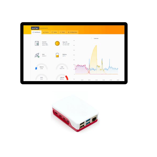 ecoCool E41 Solar Assistant with touch screen